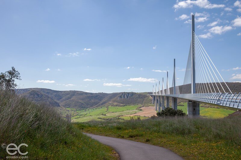 Vue sur le Viaduc de Millau