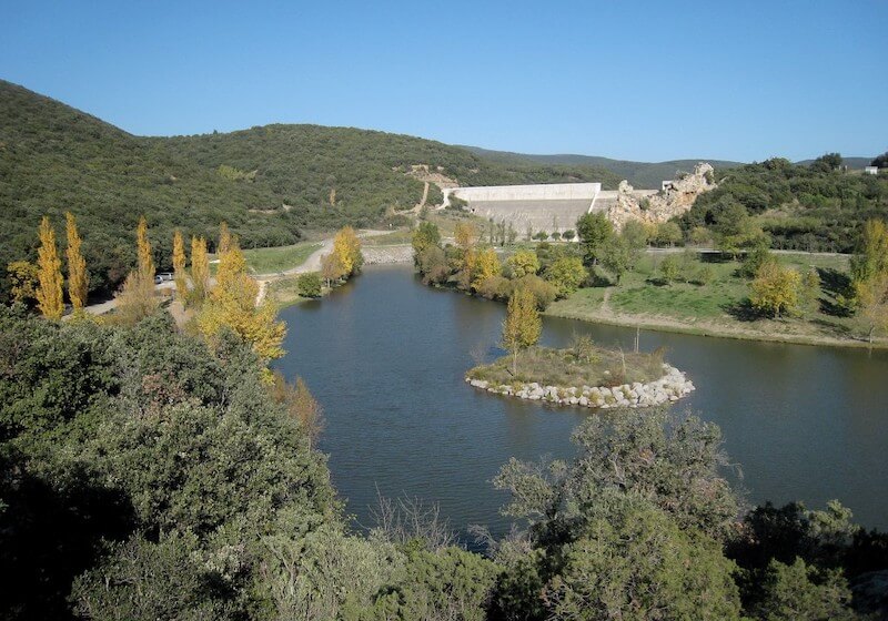 Domaines-des-Olivettes, Barrage des Olivettes - Hérault