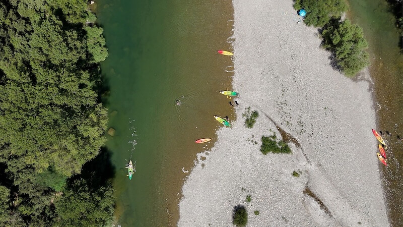 Photo Cévennes - Canoë autour de la grotte des Demoiselles - plein air - AC